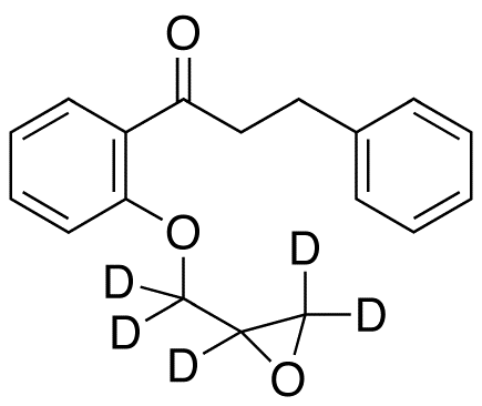 2’-(2,3-Epoxypropoxy)-3-phenylpropiophenone-d5