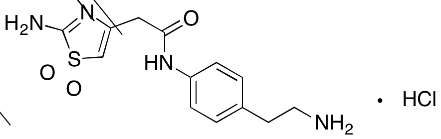 2-(2-Amino-1,1-dioxidothiazol-4-yl)-N-(4-(2-aminoethyl)phenyl)acetamide Hydrochloride