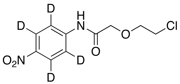 2-(2-Chloroethoxy)-N-(4-nitrophenyl)acetamide-d4