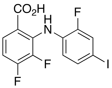 2-(2-Fluoro-4-iodoanilino)-3,4-difluorobenzoic Acid