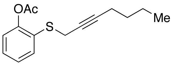 2-(2-Heptynylthio)phenol Acetate