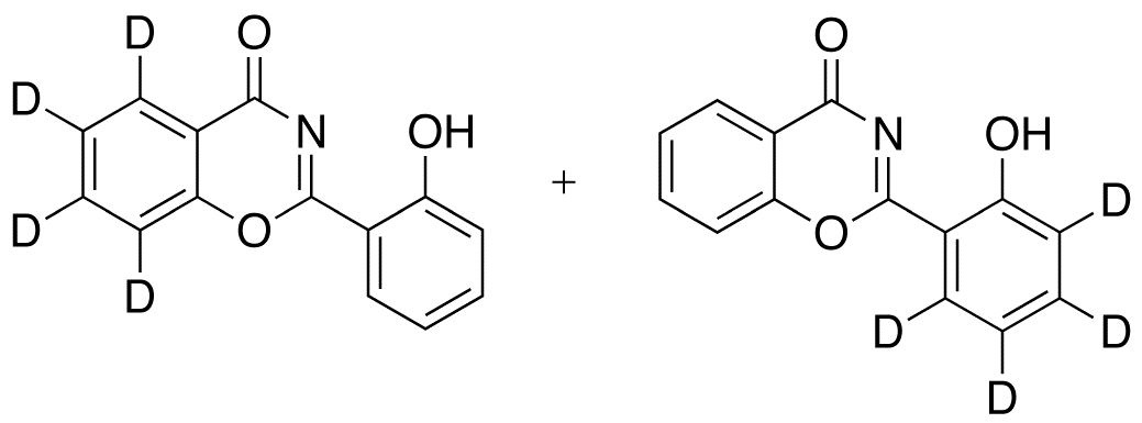 2-(2-Hydroxyphenyl)-4H-1,3-benzoxazin-4-one-d4 (Mixture of 2-Hydroxyphenyl-d4 & Benzoxazinone-d4)