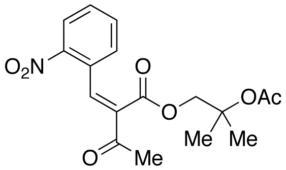 2-(2-Nitrobenzylidene)-3-oxobutanoic Acid, 2-Acetoxy-2-methylpropyl Ester