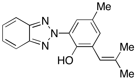 2-(2H-Benzotriazol-2-yl)-6-(isobuten-1-yl)-p-cresol