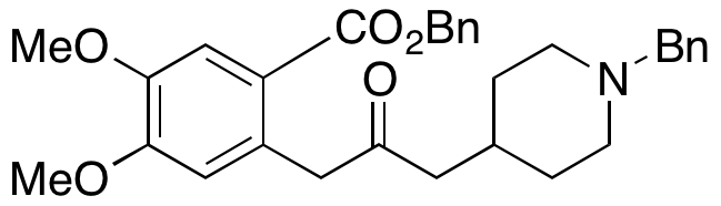 2-(3-(1-Benzylpiperidin-4-yl)-2-oxopropyl)-4,5-dimethoxybenzoic Acid Benzyl Ester