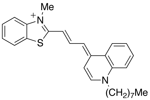 2-[3-[1-Octyl-4-(1H)quinolinylidene]-1-propenyl]-3-methylbenzothiazolium