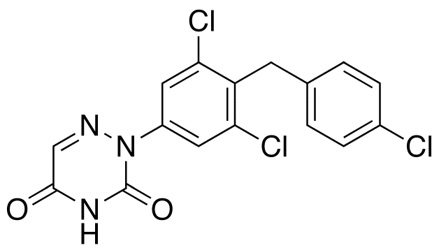 2-[3,5-Dichloro-4-[(4-chlorophenyl)methyl]phenyl]-1,2,4-triazine-3,5(2H,4H)-dione