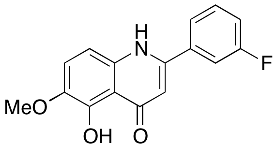 2-(3-Fluorophenyl)-5-hydroxy-6-methoxy-4(1H)-quinolinone