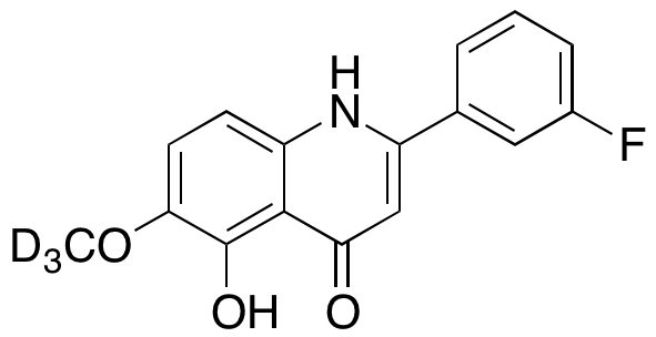 2-(3-Fluorophenyl)-5-hydroxy-6-methoxy-4(1H)-quinolinone-d3