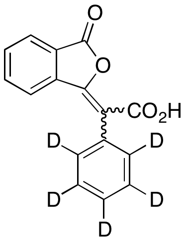 2-(3-Oxoisobenzofuran-1(3H)-ylidene)-2-phenyl-d5-acetic Acid (E/Z Mixture)