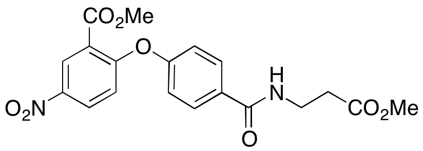 2-(4-((3-Methoxy-3-oxopropyl)carbamoyl)phenoxy)-5-nitrobenzoic Acid Methyl Ester