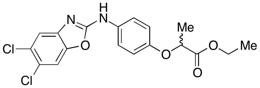 2-[4-[(5,6-Dichloro-2-benzoxazolyl)methylamino]phenoxy]propanoic Acid Ethyl Ester