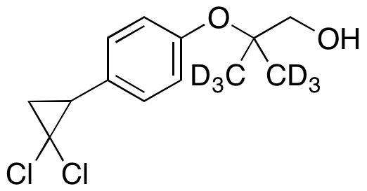 2-(4-(2,2-Dichlorocyclopropyl)phenoxy)-2-methylpropan-1-ol-d6