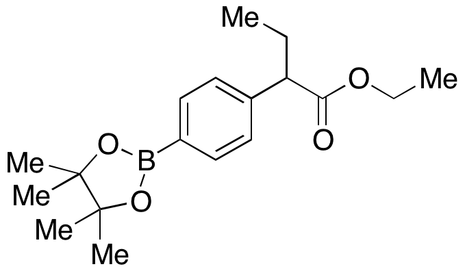 2-[4-(4,4,5,5-Tetramethyl-[1,3,2]dioxaborolan-2-yl)phenyl]butyric Acid Ethyl Ester