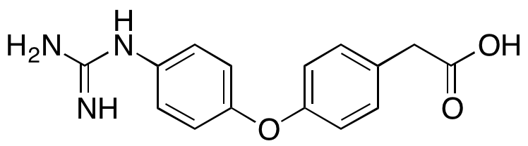 2-(4-(4-Guanidinophenoxy)phenyl)acetic Acid