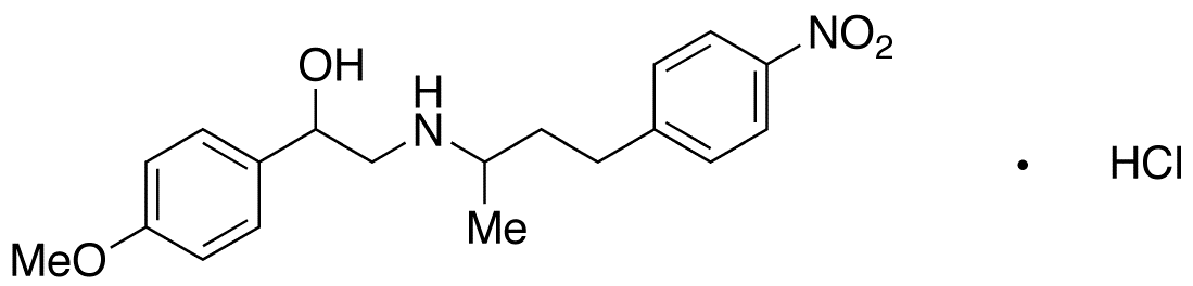 2-(4-(4-Nitrophenyl)butan-2-ylamino)-1-(4-methoxyphenyl)ethanol Hydrochloride