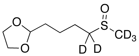 2-[4-(Methylsulfinyl)butyl]-1,3-dioxolane-d5