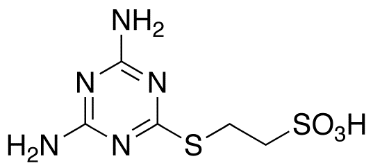 2-(4,6-Diamino-1,3,5-triazin-2-yl)sulfanylethanesulfonic Acid