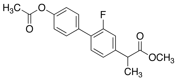 2-(4’-Acetoxy-2-fluoro-biphenyl-4-yl)-propionic Acid Methyl Ester