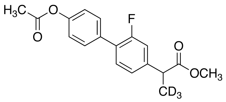 2-(4’-Acetoxy-2-fluoro-biphenyl-4-yl)propionic Acid-d3 Methyl Ester