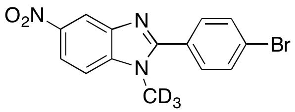2-(4-Bromophenyl)-1-methyl-d3-5-nitro-1H-benzo[d]imidazole