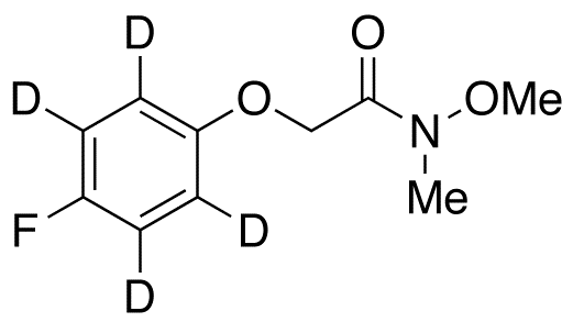 2-(4-Fluorophenoxy-d4)-N-methoxy-N-methyl-acetamide