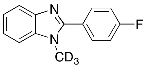 2-(4-Fluorophenyl)-1-methyl-d3-1H-benzo[d]imidazole