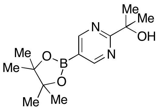 2-[5-(4,4,5,5-Tetramethyl-1,3,2-dioxaborolan-2-yl)pyrimidin-2-yl]propan-2-ol