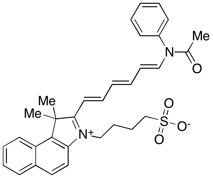 2-[6-(Acetylphenylamino)-1,3,5-hexatrienyl]-1,1-dimethyl-3-sulfobutyl-1H-benz[e]indolium Inner Salt