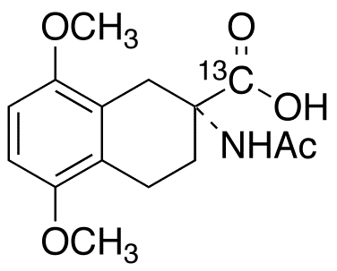 2-(Acetylamino)-1,2,3,4-tetrahydro-5,8-dimethoxy-2-naphthalenecarboxylic Acid-13C