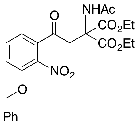 2-(Acetylamino)-2-[2-[2-nitro-3-(phenylmethoxy)phenyl]-2-oxoethyl]propanedioic Acid 1,3-Diethyl Ester