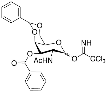 2-(Acetylamino)-2-deoxy-3-O-benzoyl-4,6-O-benzylidene-D-galactopyranose Trichloroacetimidate