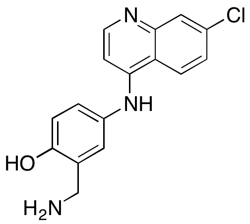 2-(Aminomethyl)-4-((7-chloroquinolin-4-yl)amino)phenol