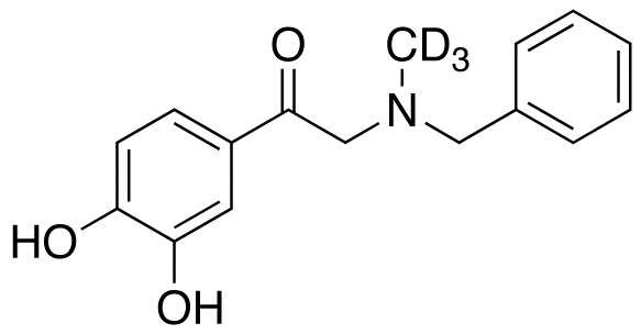 2-(Benzylmethylamino)-3’,4’-dihydroxyacetophenone-d3