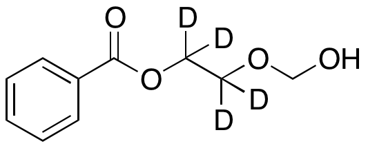 2-(Hydroxymethoxy)ethyl-d4 Benzoate