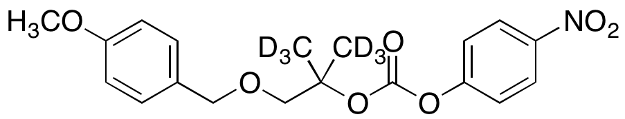 2-[Methyl-1-(4-methoxyphenyl)methoxy]propyl-4’-nitrophenyl-d6 Carbonate