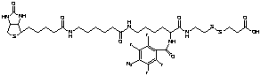 2-[N2-(4-Azido-2,3,5,6-tetrafluorobenzoyl)-N6-(6 -biotinamidocaproyl)-L-lysinyl]ethyl 2-Carboxyethyl Disulfide