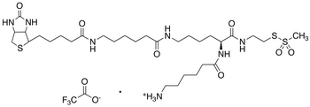 2-[N2-(6-Aminocaproyl)-N6-(6-biotinamidocaproyl)-L -lysinylamido] Ethyl Methanethiosulfonate Trifluoroacetic Acid Salt