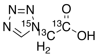 2-(Tetrazol-1-yl)acetic Acid-13C2,15N