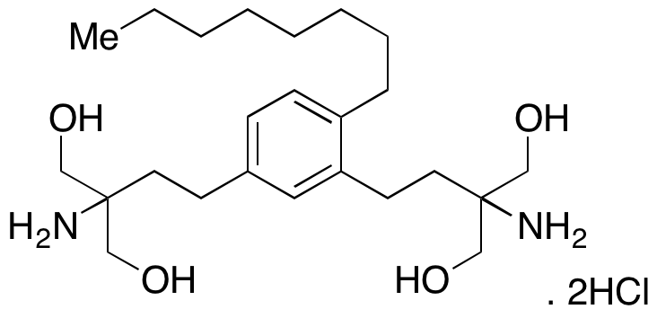 2,2’-((4-Octyl-1,3-phenylene)bis(ethane-2,1-diyl))bis(2-aminopropane-1,3-diol) Dihydrochloride