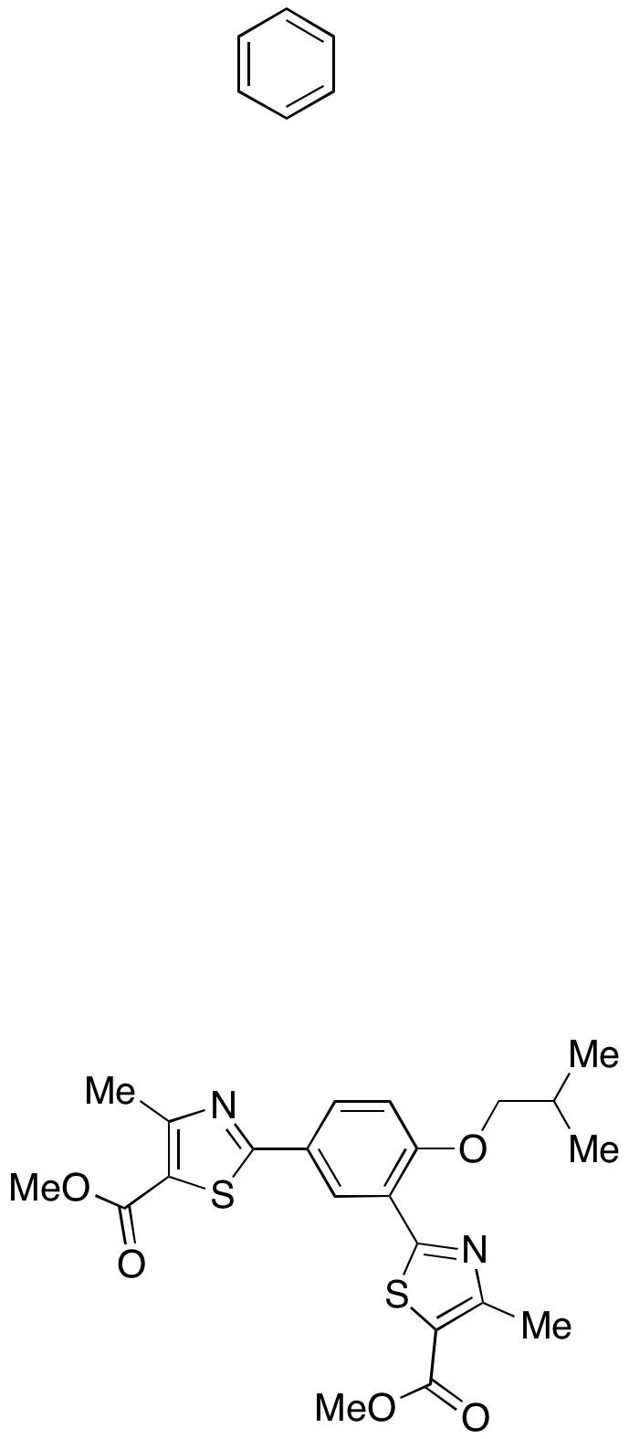 2,2’-[4-(2-Methylpropoxy)-1,3-phenylene]bis[4-methyl-5-thiazolecarboxylic Acid 5,5’-Dimethyl Ester