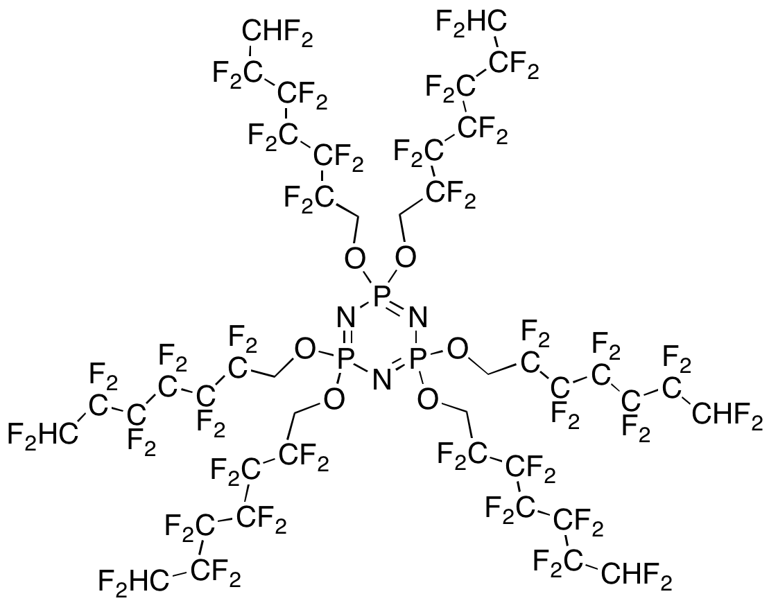 2,2,4,4,6,6-Hexakis[(2,2,3,3,4,4,5,5,6,6,7,7-dodecafluoroheptyl)oxy]-2,2,4,4,6,6-hexahydro- 1,3,5,2,4,6-triazatriphosphorine