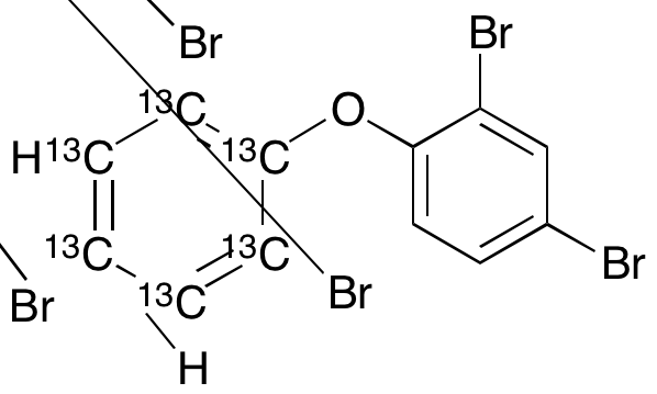 2,2’,4,4’,6-Pentabromodiphenyl Ether-13C6