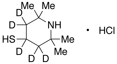 2,2,6,6-Tetramethyl-4-piperidinethiol-d5 Hydrochloride