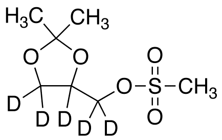 2,2-Dimethyl-1,3-dioxolane-4-methanol 4-Methanesulfonate-d5