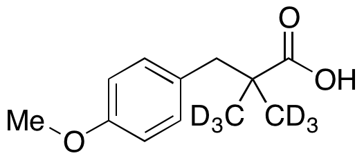 2,2-Dimethyl-3-(4-methoxyphenyl)propanoic Acid-d6