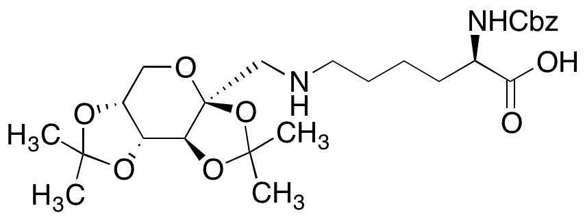 2,3:4,5-Di-O-isopropylidene-N2-[(phenylmethoxy)carbonyl]-β-D-fructopyranosyl-L-lysine tert-Butyl Ester