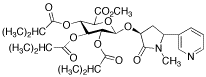 2,3,4-Tri-O-isobutyryl-1-O-trans-3’-hydroxycotinine-O-β-D-glucuronide Methyl Ester