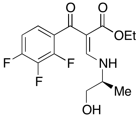 2,3,4-Trifluoro-α-[[[(1S)-2-hydroxy-1-methylethyl]amino]methylene]-β-oxo-benzenepropanoic Acid Ethyl Ester