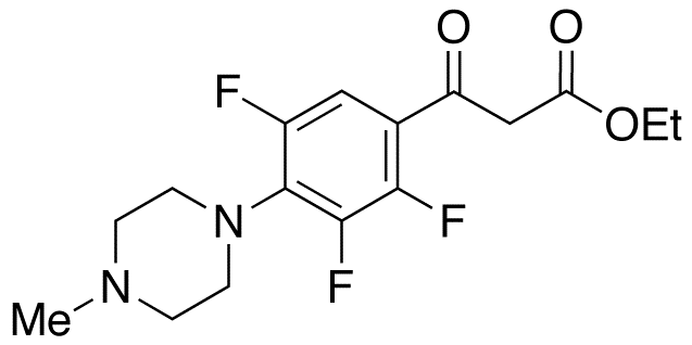 2,3,5-trifluoro-4-(4-methyl-1-piperazinyl)-β-oxo-benzenepropanoic Acid